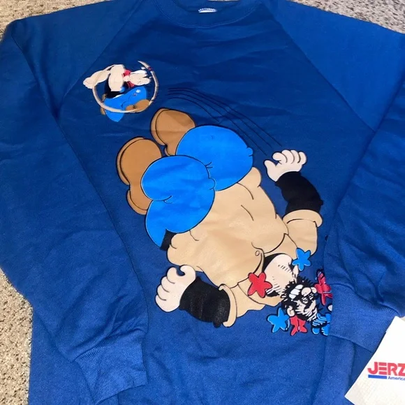 Rare Vintage Deadstock Popeyes Crewneck NWT - Picture 6 of 7